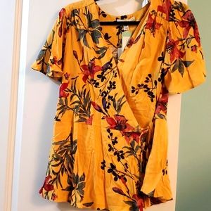 Fourteenth Place Alinor Wrap Top